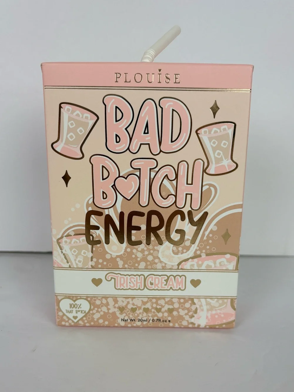 P.Louise Bad B*tch Energy Irish Cream Lip Oil & Lip Conditioner Set NEW